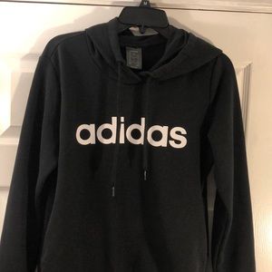 adidas black hoodie size medium - woman’s